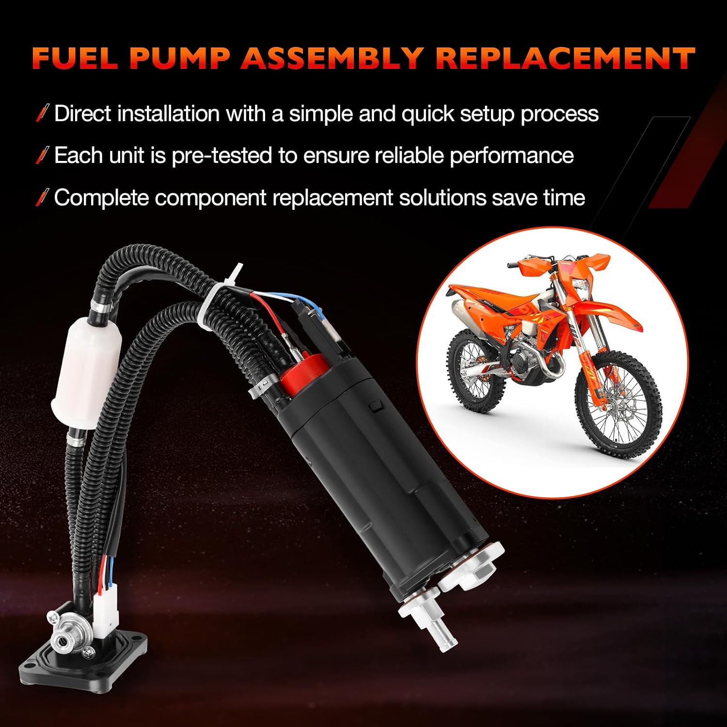 78107088300 Fuel Pump Assembly Fit for KTM 150 XC-W 250 300 350 450 500 EXC XC SX-F Freeride 350 2011-2021 Repalce# 78107088000 78107088500 77707088000 79007088000