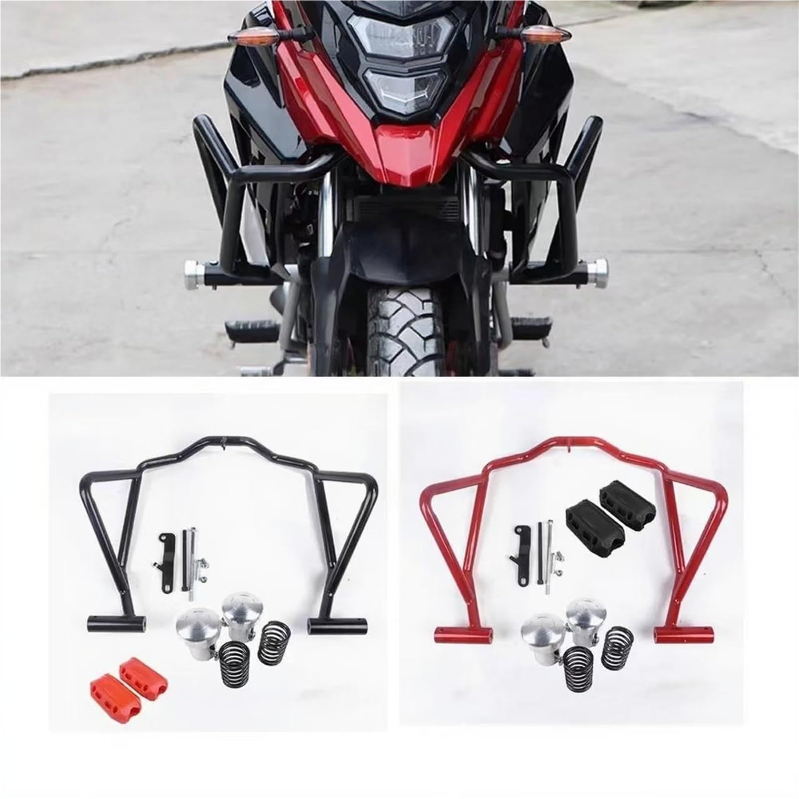 Protezione motore PerSYM NHT200 NHT125 NH190 AIOXOLGIVW | Parafango posteriore anticaduta a molla per paraurti protezione moto