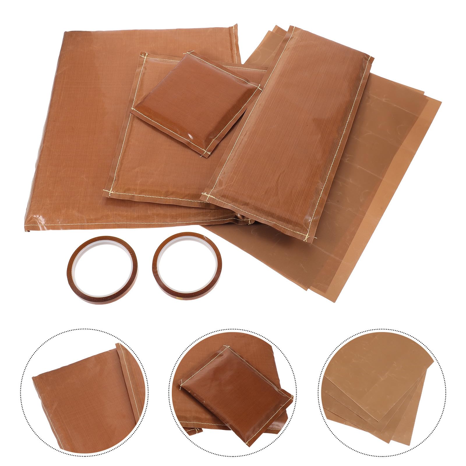 18 Piezas Kit de Almohadillas de Prensa Térmica