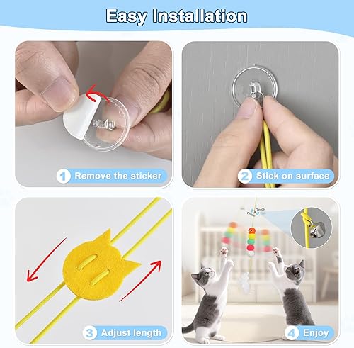 Miniatura 6 de Juguetes interactivos para gatos, juguetes de enriquecimiento para gatos de interior, juguete automático para gatos, pelota rodante rápida en