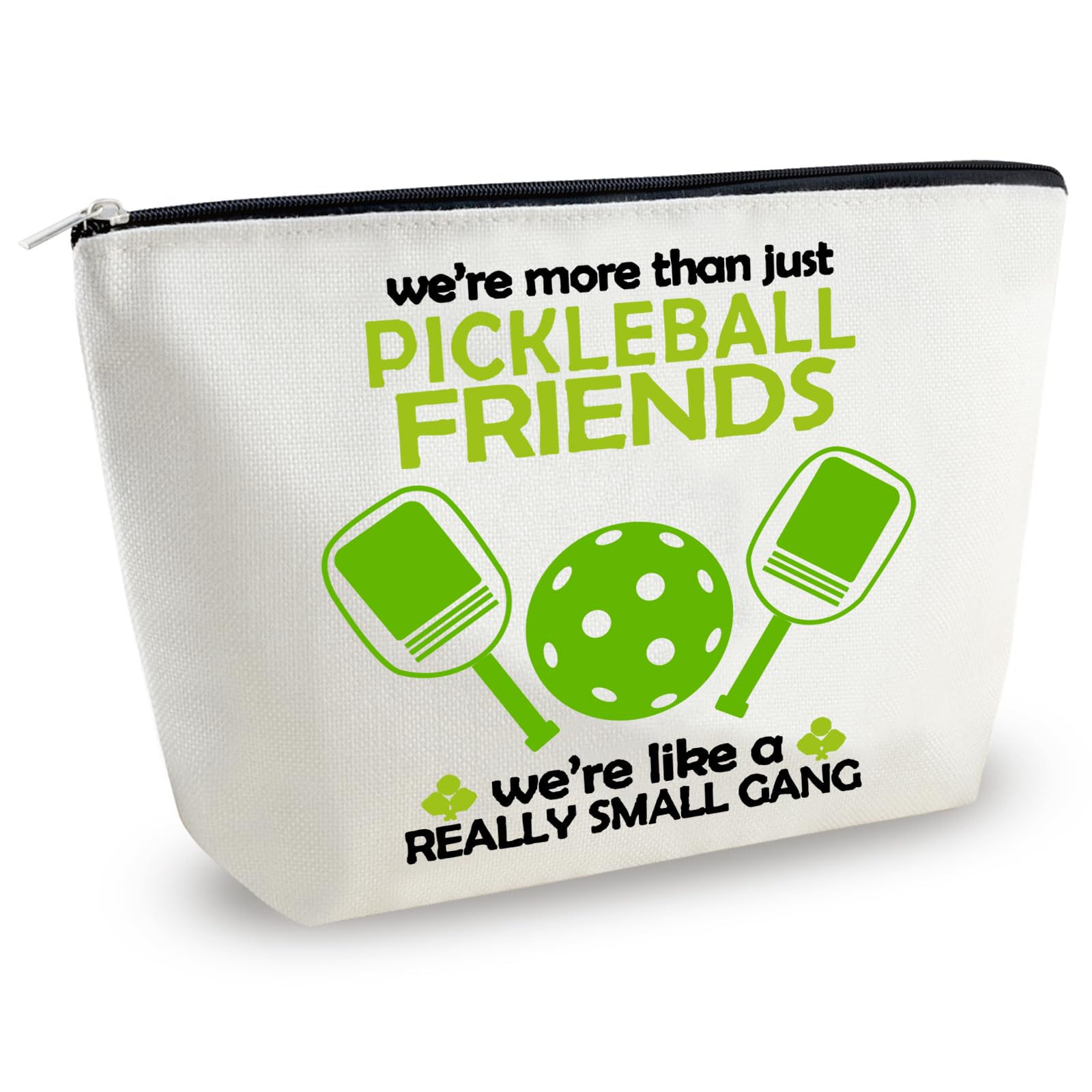 Yoxiumi Pickleball Gifts for Women Pickleball Makeup Bag for Coach Team Player Friends Pickle Ball Gifts Pickle Ball Bags Cool Cosmetic Pouch Snacks