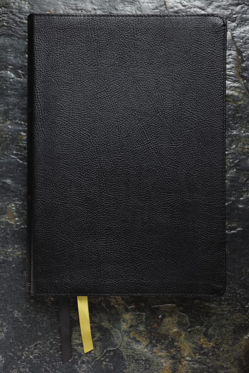 KJV, Thompson Chain-Reference Bible, Large Print, Bonded Leather, Black, Red Letter, Thumb Indexed, Comfort Print