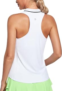 Women's Golf Shirts Sleeveless UPF 50+ Tennis Athletic Polo Shirts for Women with Collar Quick Dry Tank Tops
