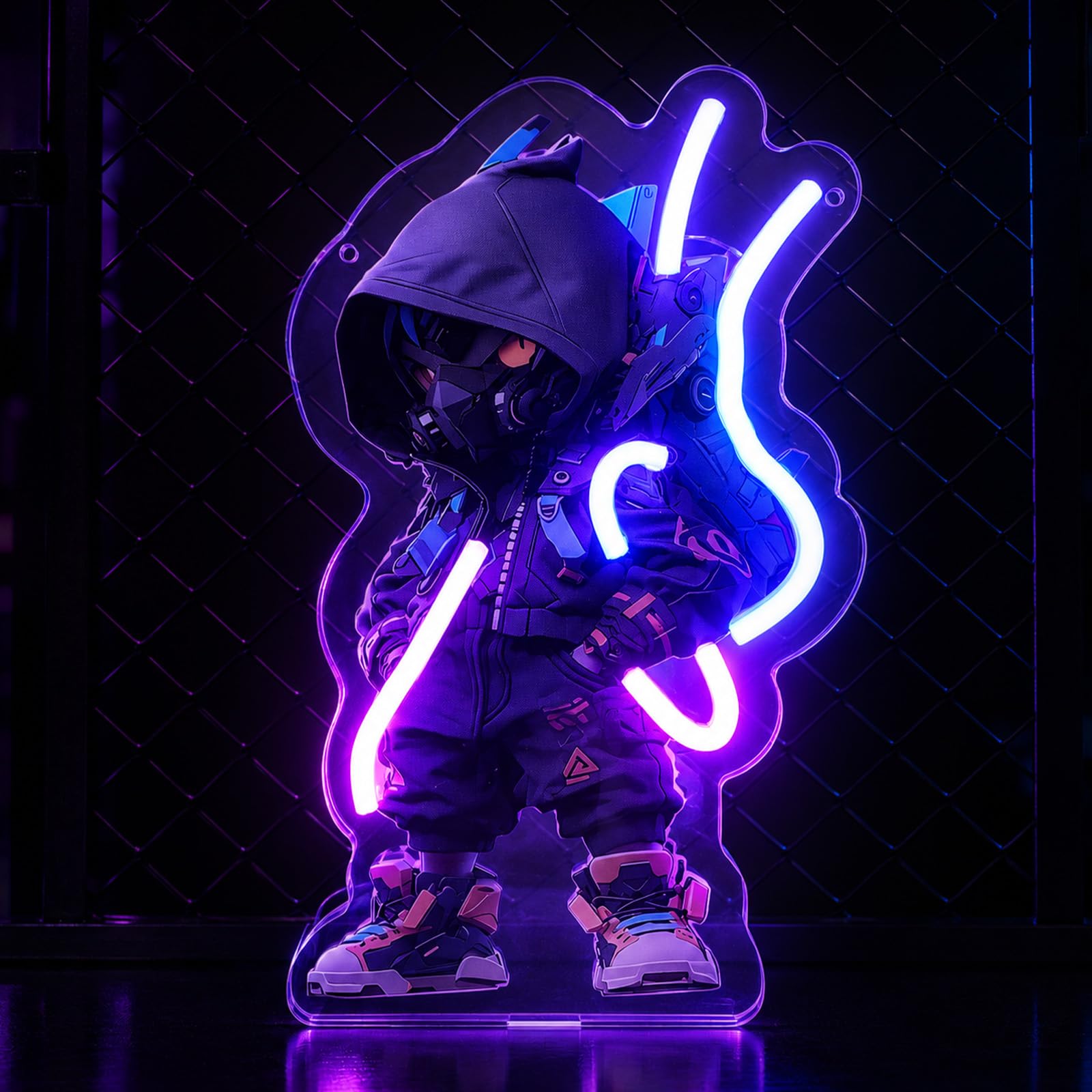 Anime Gamer Neon Sign Game LED Neon Light Sign USB Power LED Sign