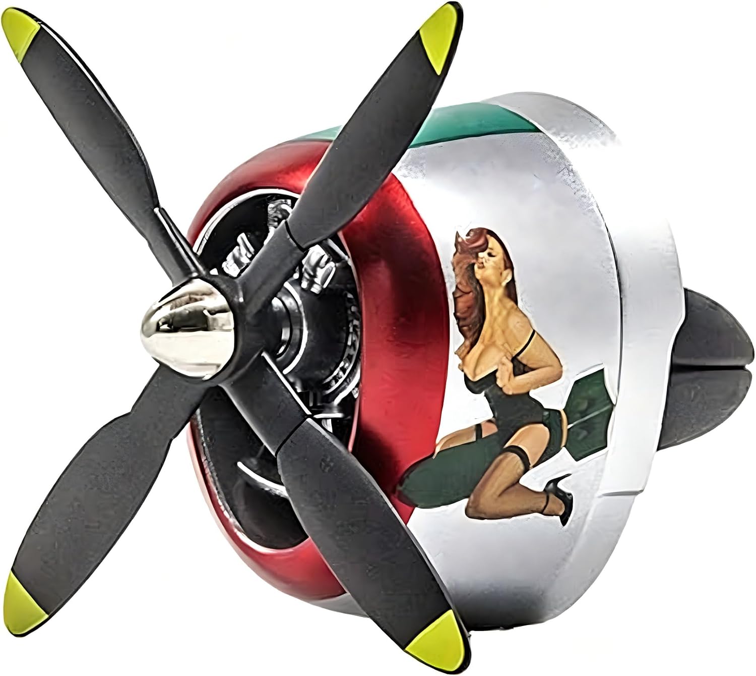 Propeller Car Vent Clips Air Freshener, Retro P-47 Airplane for Men