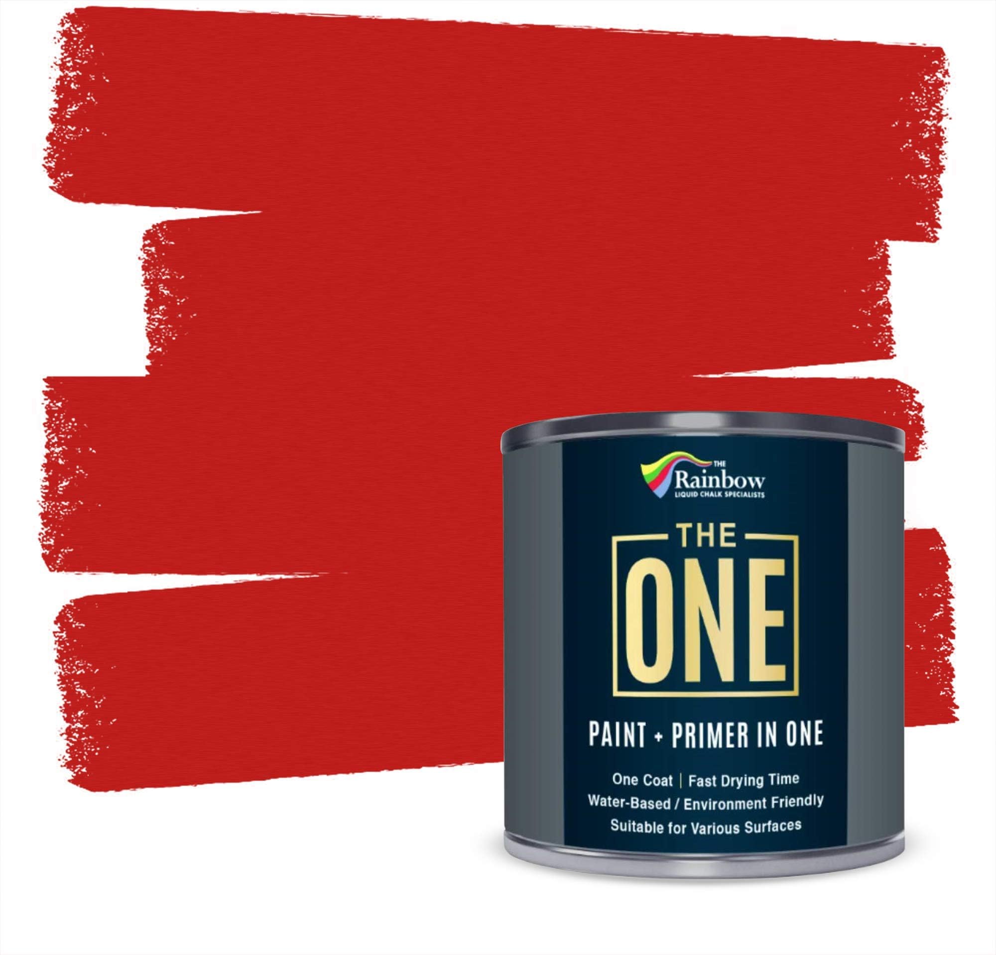 The One 250ml Multi Surface Paint - Satin Finish - Red