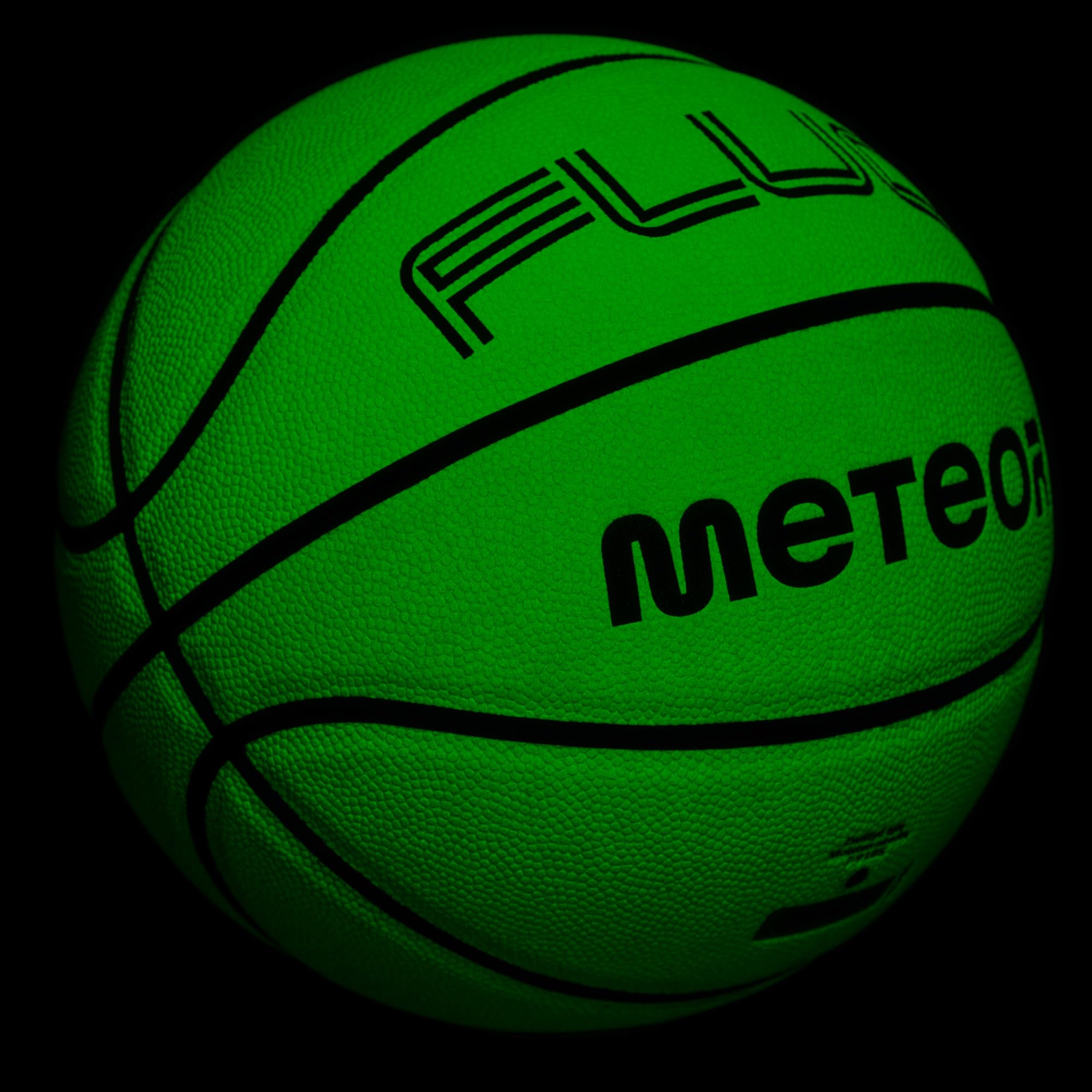 meteor Ballon de Basket-Ball Fluo Glowing Layup Taille 7 Jeunesse Femmes Hommes Idéal pour Les Mains des Enfants Idéal pour l'entraînement des Enfants Extérieur Intérieur