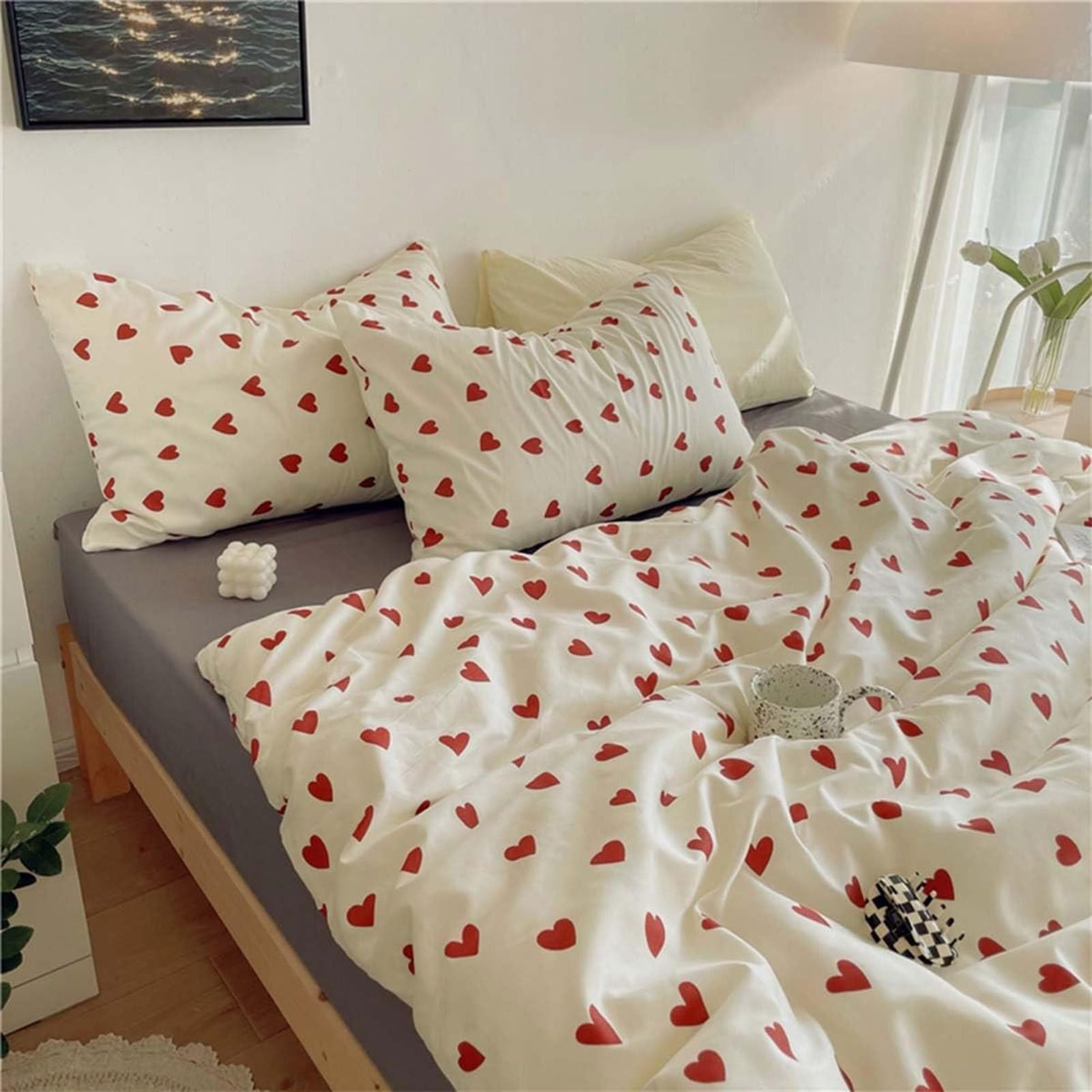 Generico Bedding - Plush Polyester Material, Comfortable Quilted Bed Sheet Set Cover for Bedroom Accessory | Ideal for Home, Bedroom, Cam,