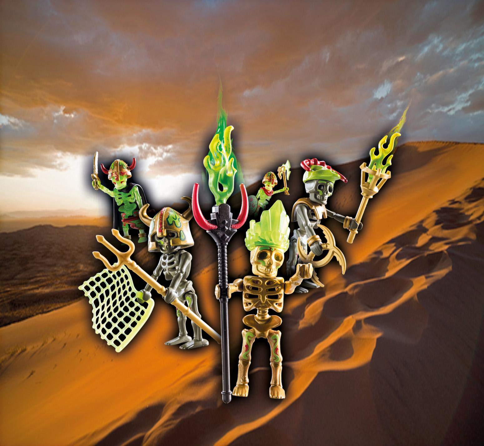 Playmobil 70752 Novelmore Knights Sal'ahari Sands Skeleton Warrior Surprise Box (Series 1), medieval castle and knights toy - Image 2