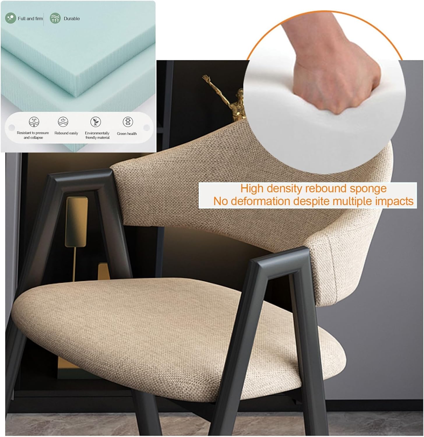 Office Reception Room Club Table and Chair Combination, Coffee Table and Chair Set,Round Dining Table Set,Small Conference Table, Negotiation Table, Modern Style Furniture (Color : N)