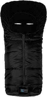 AltaBeBe Basic - Saco de abrigo para silla de paseo, color negro