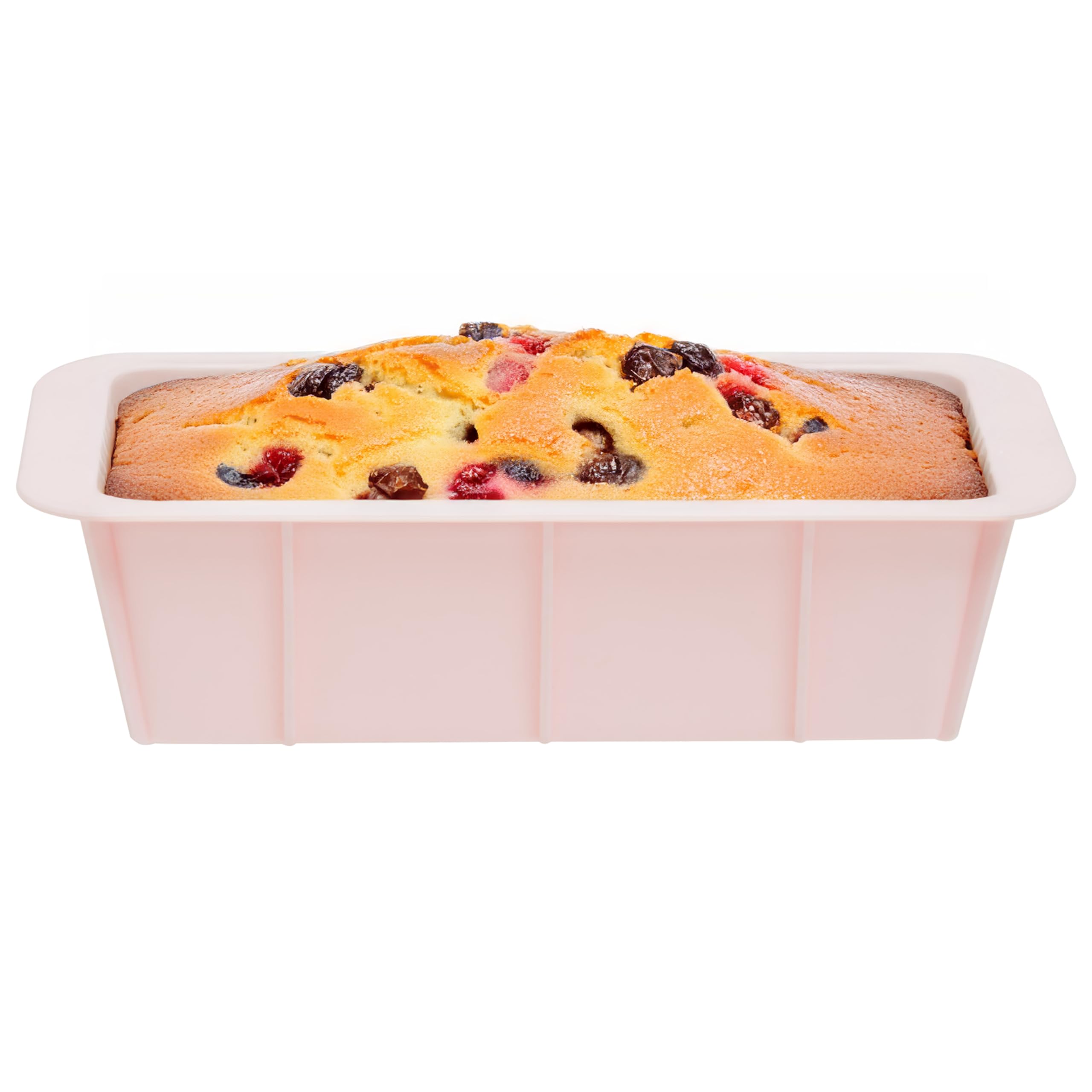 Premier Pink Housewares Versatile Silicone Pastel Loaf Mould | Non Stick Food Grade Silicone Baking Tray | Heat Resistant Muffin Tray | Sleek And Durable Silicone Baking Tray