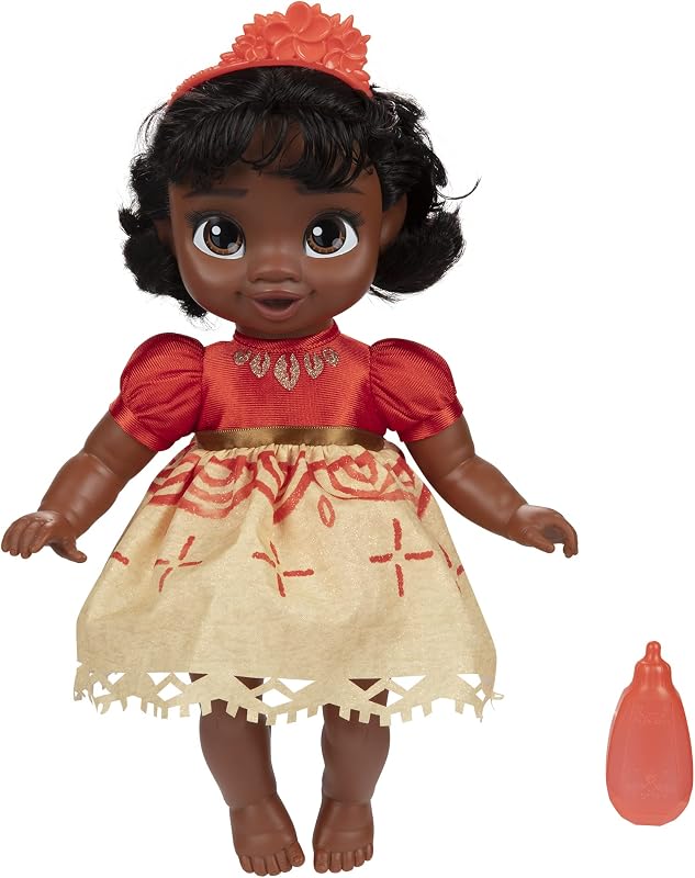 Moana Baby Doll with Baby Bottle & Hair Pin