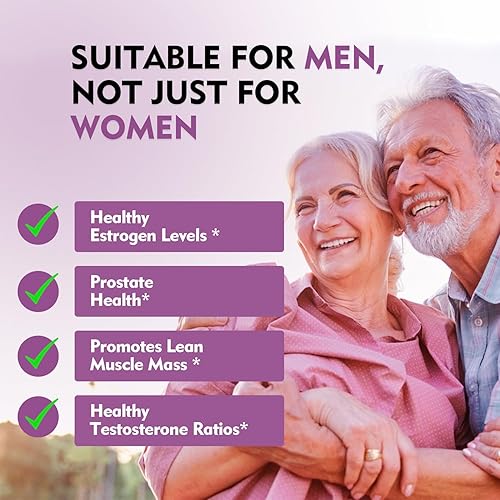 Miniatura 4 de Suplemento DIM con Ashwagandha, Dong Quai, extractos de Vitex, 200 mg de diindolilmetano, equilibrio hormonal, suplementos para la menopausia - PMS