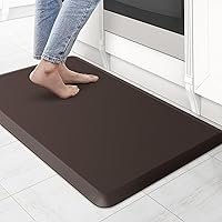 Vista 58 de KitchenClouds - Tapete acolchado antifatiga, impermeable, antideslizante, para escritorio de pie, cocina, hogar, fregadero y oficina, 17.3 x 28 Gris