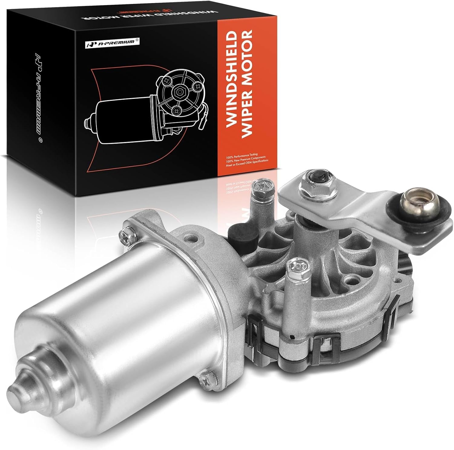 A-Premium Windshield Wiper Motor Front Compatible with Honda Accord CR-Z Fit Insight 2008-2017 Cadillac XTS