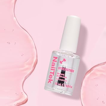 Nail Tek Nail Strengthener Formula 3 Strengthening Nail-Polish Treatment for Hard, Dry, Brittle Nails, 0.5 fl oz