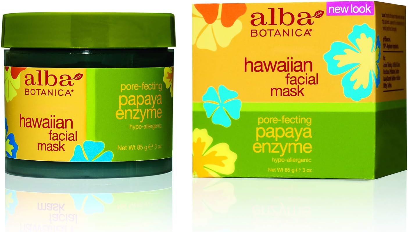Alba Botanica Hawaiian Papaya Enzyme Facial Mask 3 oz