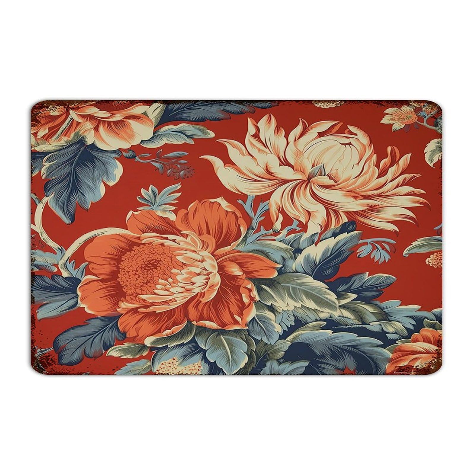 Plaque en métal Chinoiserie pour sublimer un café ou un bar rétro