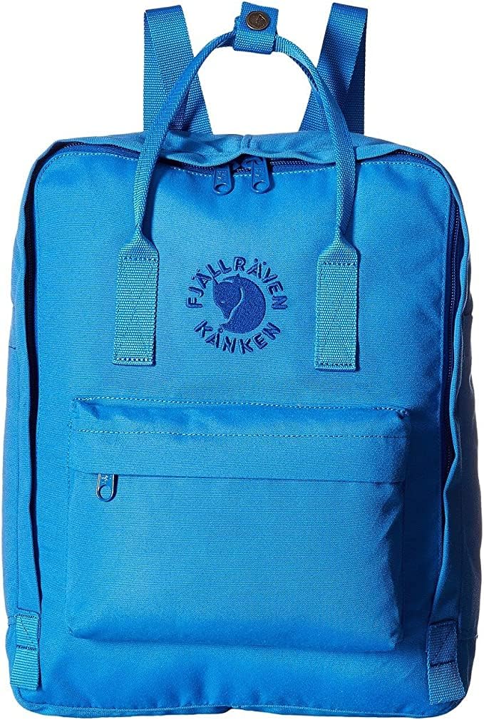 Sac à Dos Fjällräven Kånken Re-Kånken - Noir, 100% Polyester, Déperlant, Capacité 16L - Neuf