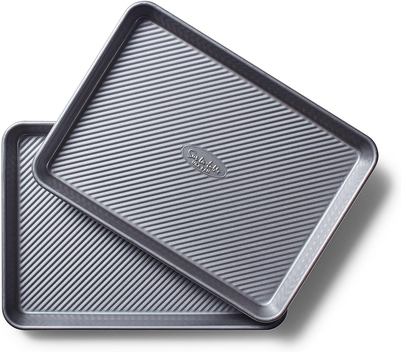 Sur La Table Platinum Quarter Sheet Pan, Set of 2, Silver