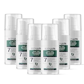 Foamy Foot Shampoo, Removes Odor, Daily Deodorising, Deep Hydration, Foot Odor Eliminator for Feet, 3.38 Fl Oz 6