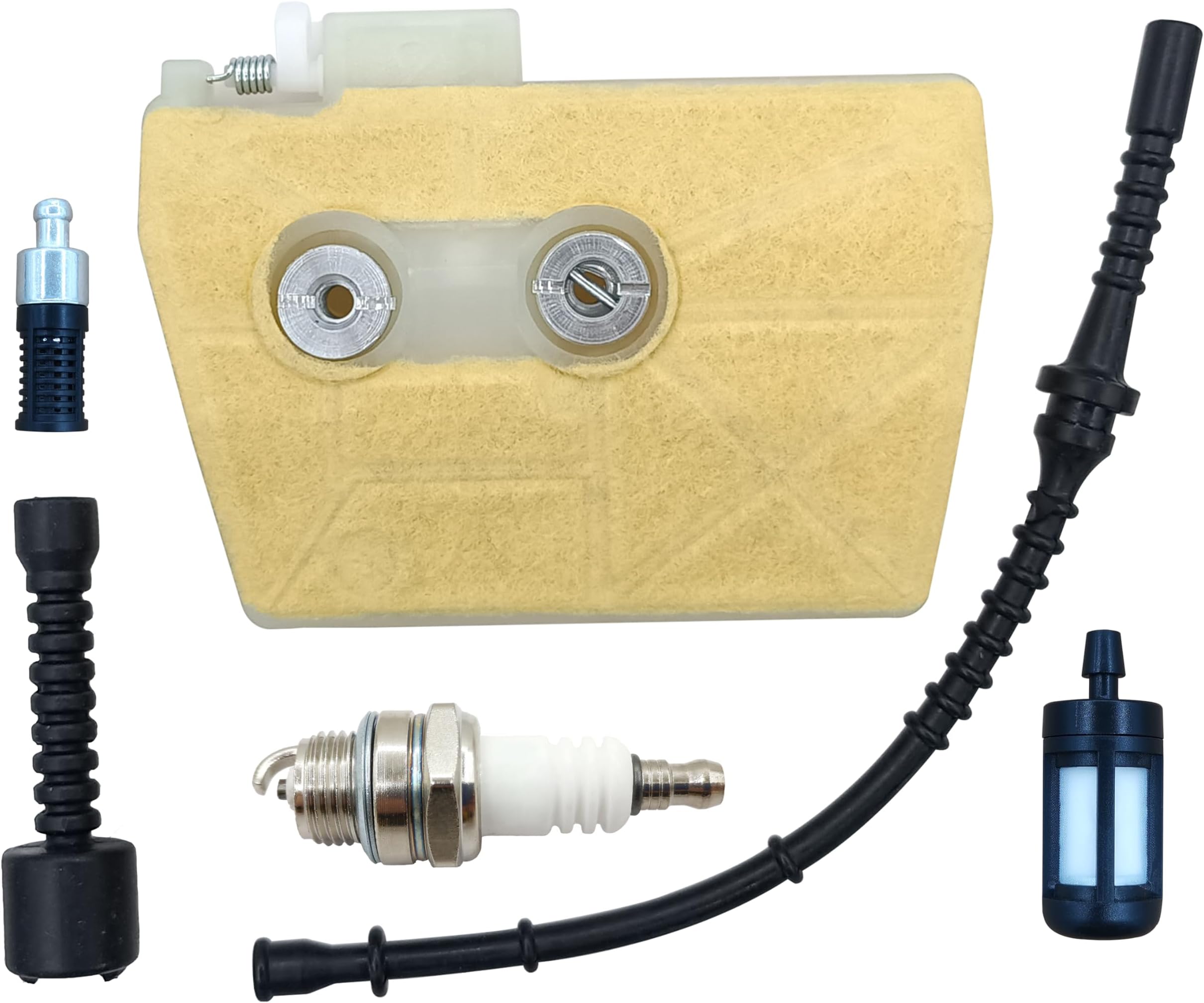 Bobina Di Accensione E Carburatore RealRay Per Motosega Stihl 038, MS380, MS381 (ricambio)