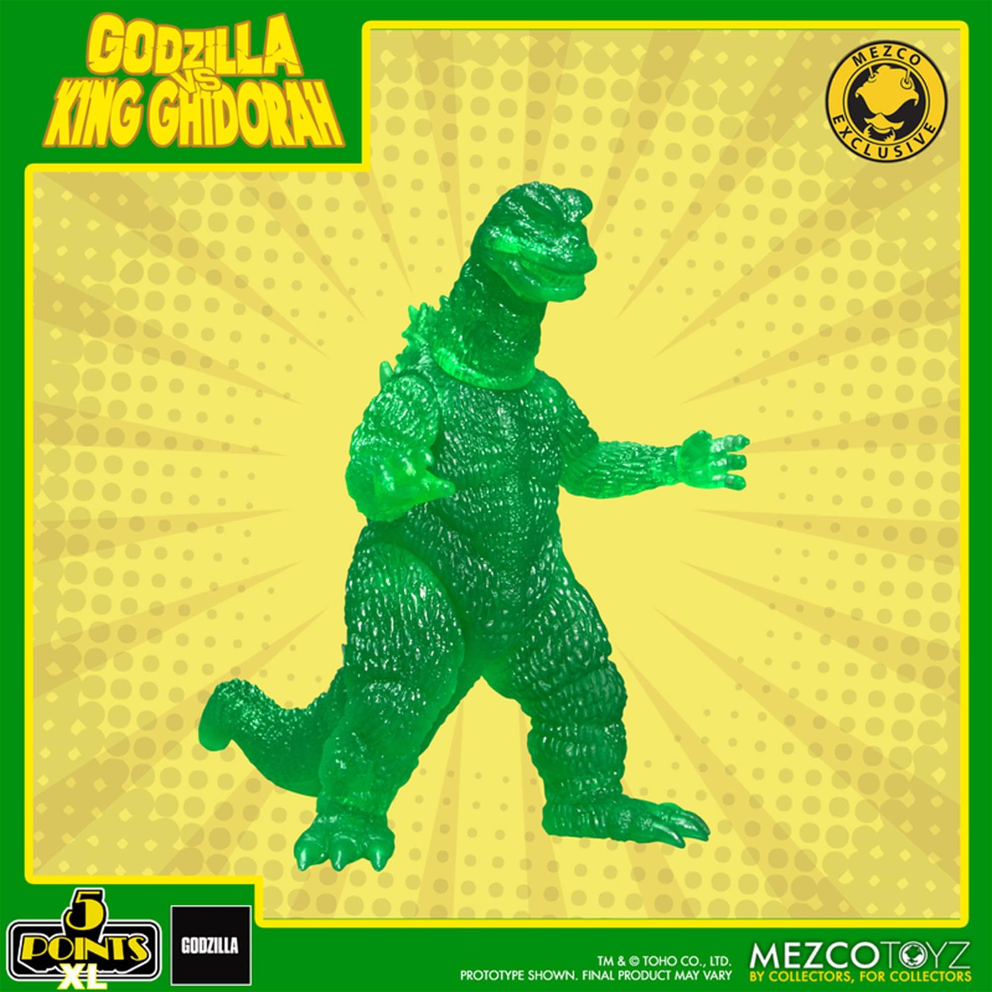 Godzilla Contro Re Ghidorah 5 Punti XL Radioactive Battle Box