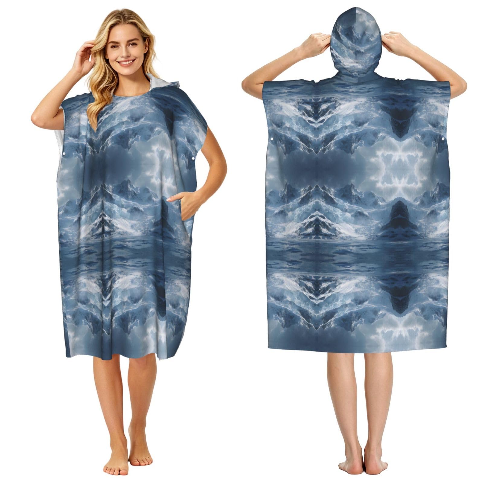 Serviette de bain légère et poncho microfibre pour vos journées surf