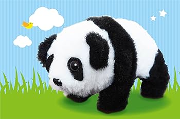 Amazon.co.jp: ハック てくてく パンダちゃん 動くぬいぐるみ 約