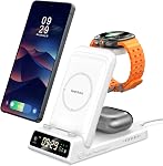 Charging Station for Samsung S26 Ultra, SwanScout 703S, Wireless Charger for Galaxy S26+/S25 Ultra/S25+/S25/S24 Ultra/S24+, Galaxy Watch 8/8 Classic/Ultra/7/6/5, Galaxy Buds 3 Pro/3 (No Adapter)