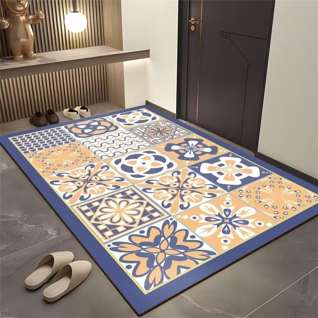 Tapis extérieur et d'entrée antidérapant 120x200 pour décoration chambre bébé garçon