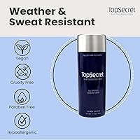 Vista 5 de Top Secret Recambios de fibras de construcción para engrosar el cabello, relleno de cabello natural e indetectable, para hombres y mujeres, rellena