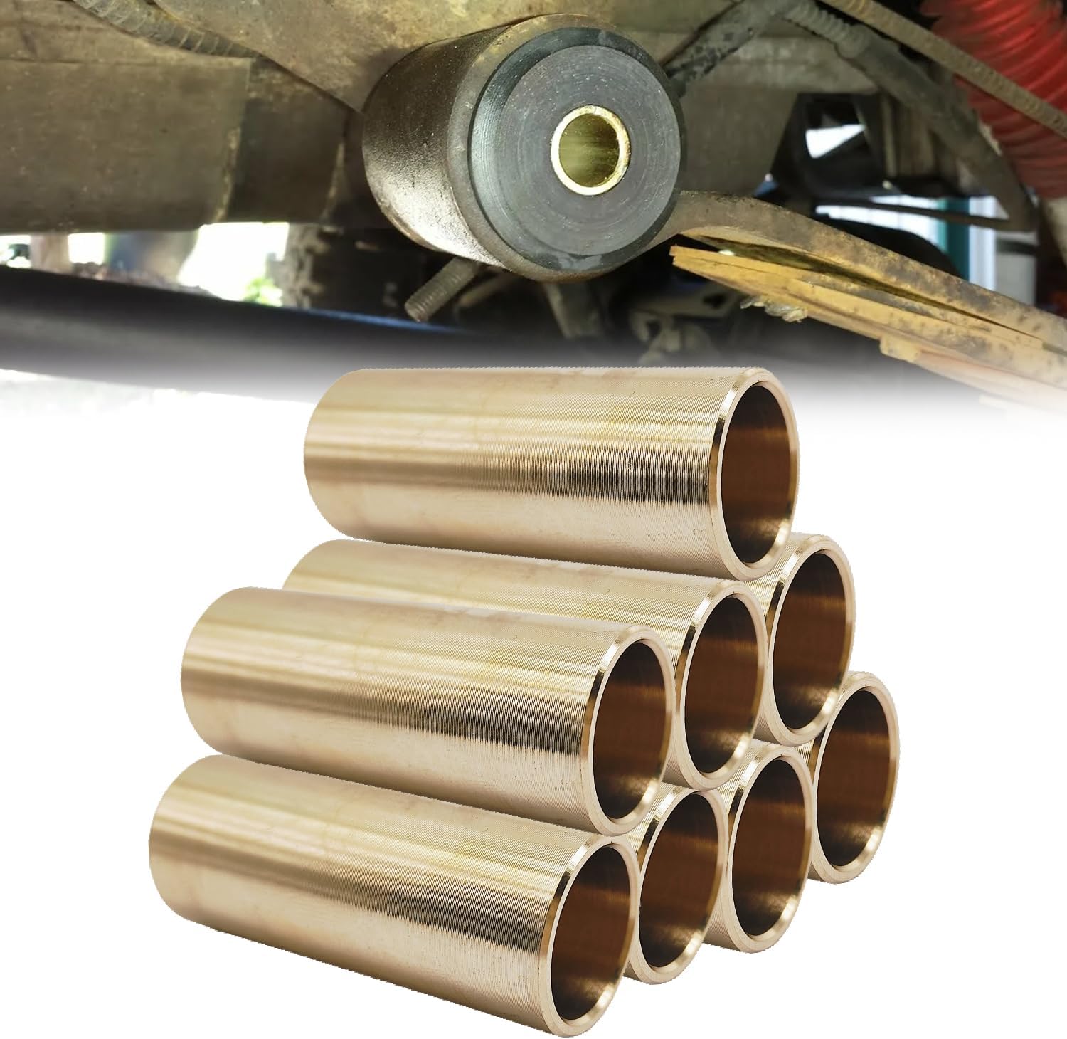 BIGLKNM ID 9/16" OD 11/16" Leaf Spring Bushing Kit for