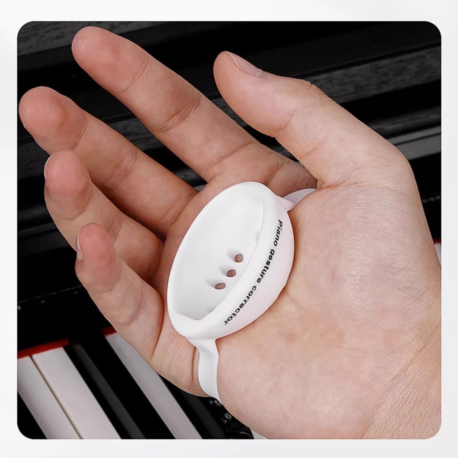 Correttore per Dita Pianoforte Strumento Ortopedico Portatile Allenamento Postura Esercizi Musica Set Completo Miglioramento Tecnica Posizione Pianista
