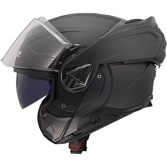 LS2 ADVANT II Solid Modular Motorcycle Helmet Matt Black 3XL
