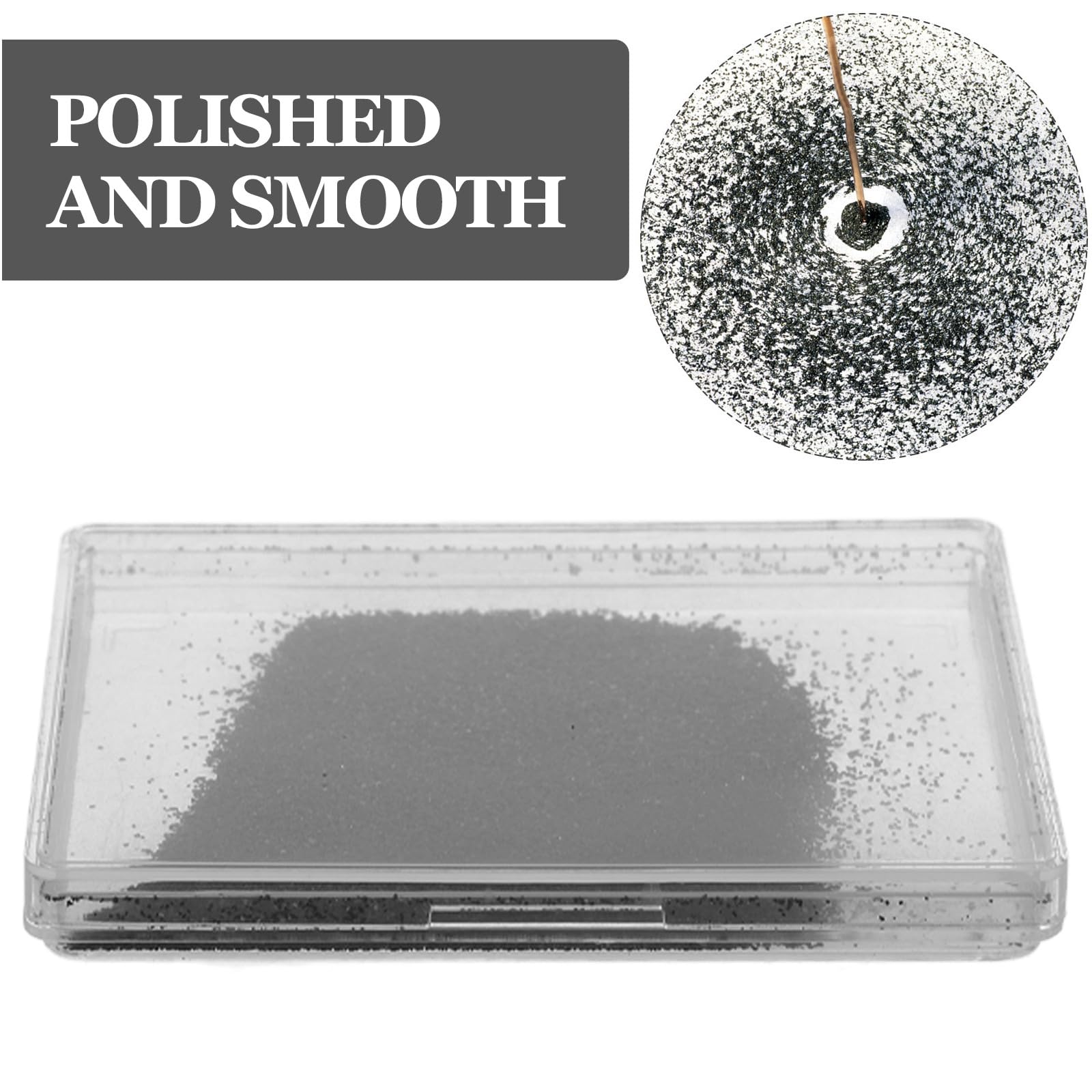Eisenpulver Magnetisch Kinder 5 Stück Eisenspäne aus Kunststoff und Eisen für Schulunterricht mit Magnetfeld Präsentation und Magnetism Experimente