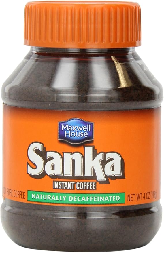 Sanka Instant Coffee, Naturally Decaffeinated, 4Ounce Jars (Pack of 6