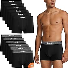 Smart Sir Men's Cotton Boxer Briefs (Pack of 6)