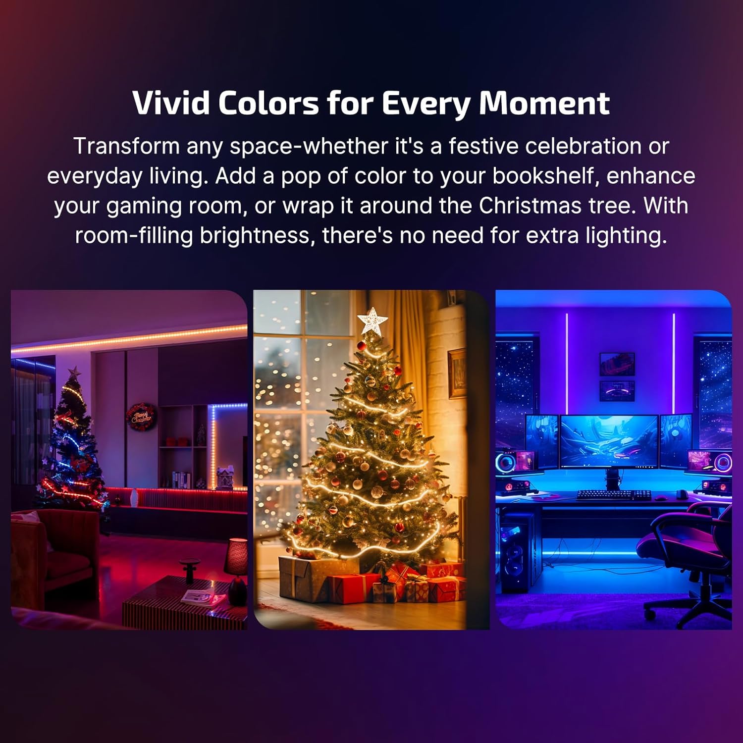 OLIGHT Ostrip 2 RGBIC LED Strip Light 16.4ft, DC24V 2700K-6500K, 0.25m Unit Cuttable, IP65, 5M Adhesive, Smart APP+Alexa, Music Sync, 44 Scene, ETL, High CRI, Plug & Play for Bedroom/Gaming/TV