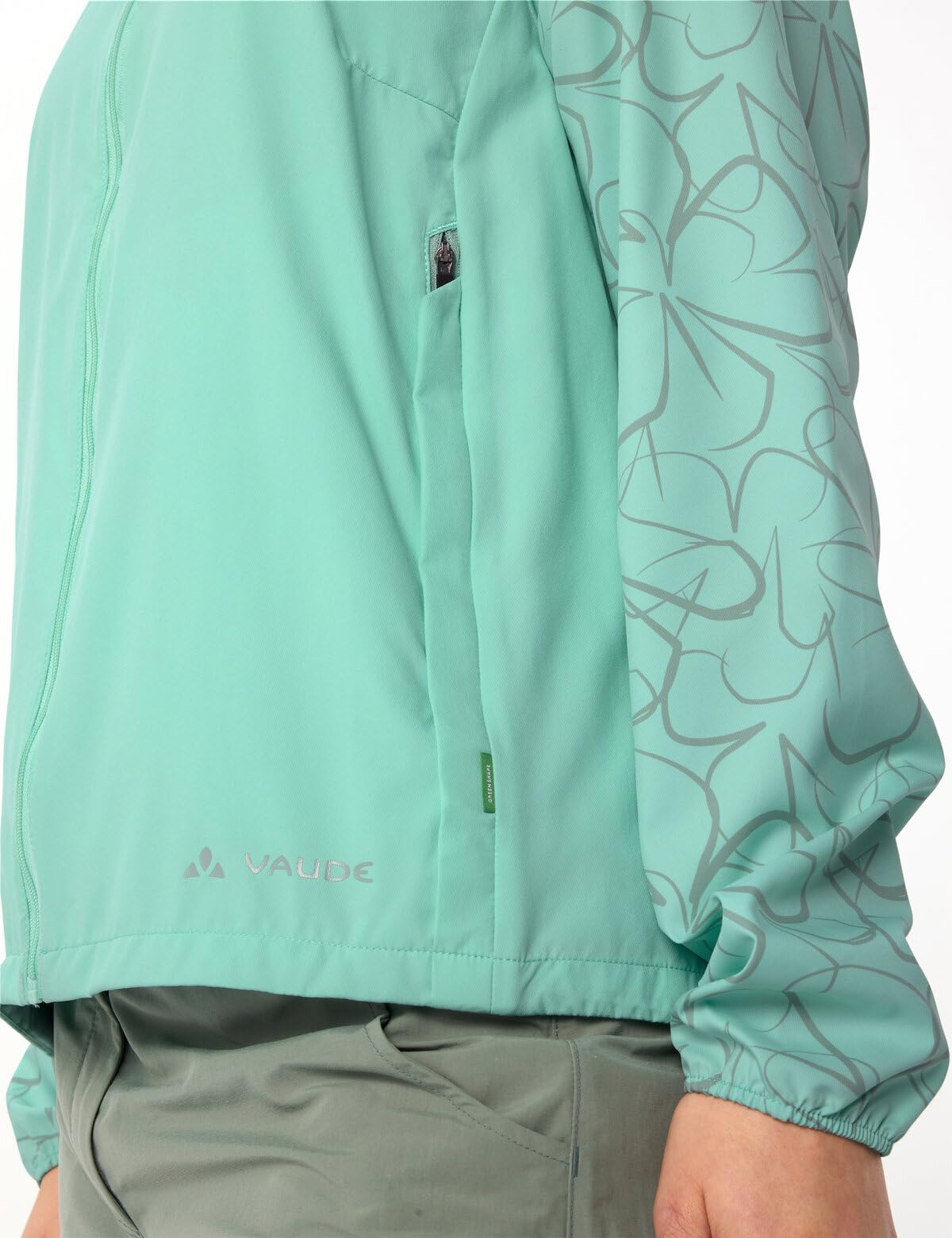 VAUDE Windjacke atmungsaktiv wasserabweisend recyceltes Polyester