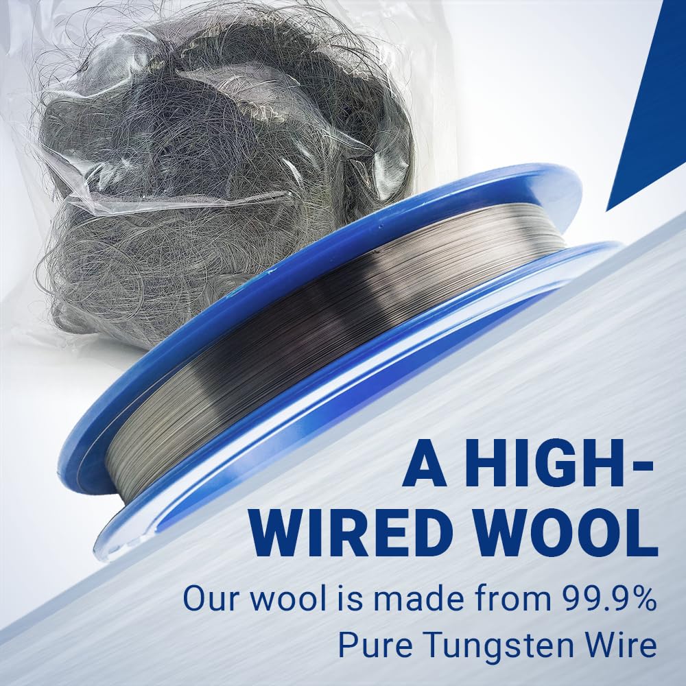 99.95% Pure Tungsten Wool (200g/bag)