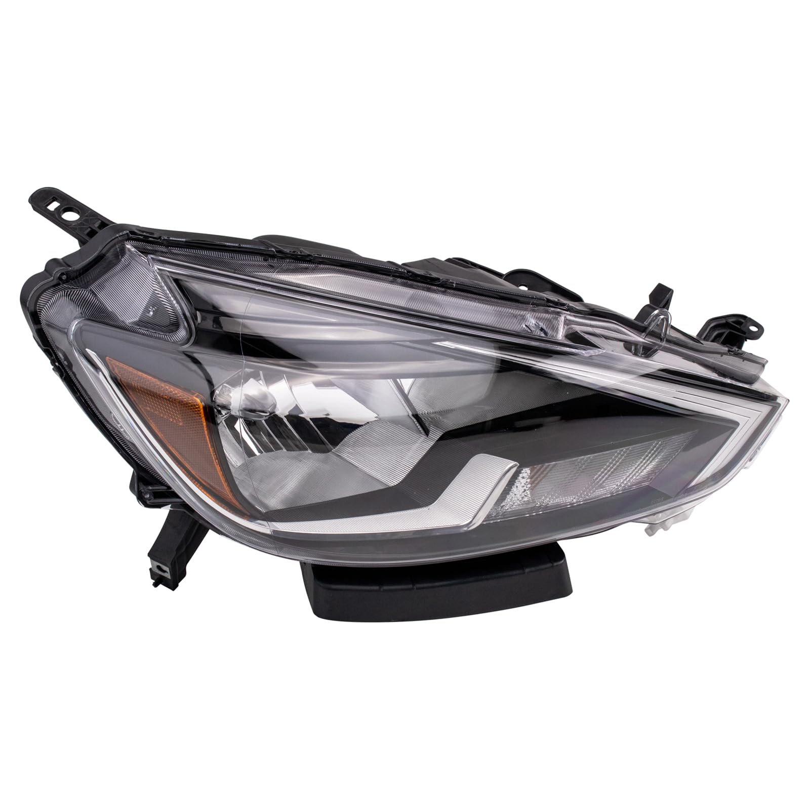TRQ Passenger Side Headlight Assembly Halogen Compatible with 2016-2019 Nissan Sentra NI2503244