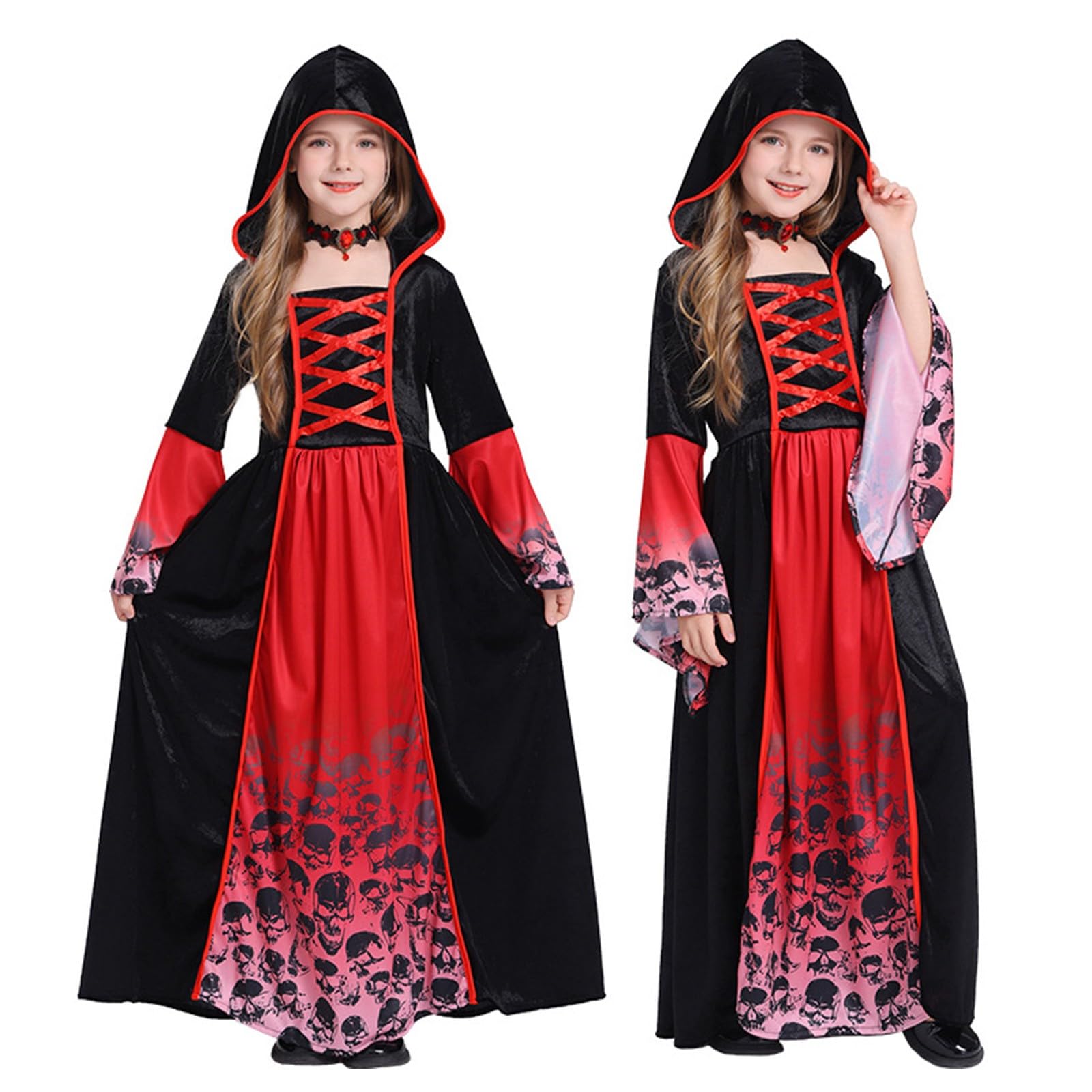 Halloween Kostüm Kinder Hexe Mädchen Halloween Kostüme Kinder Hexen Verkleidung Set Karneval Tanz Mottoparty Verkleidungsspiel Kostüm Mädchen Für Halloweens Cosplay