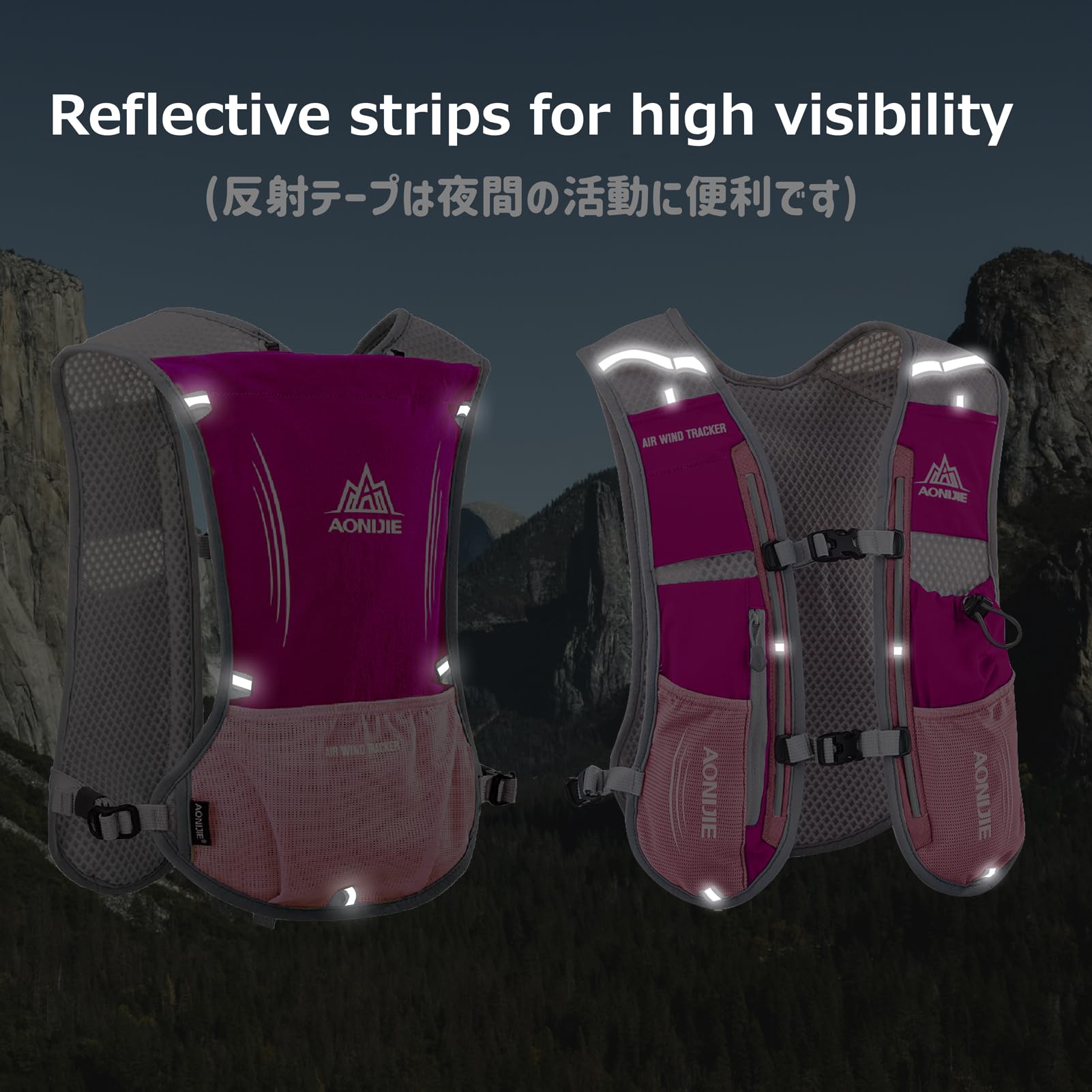 Azarxis Sac à Dos Hydratation 5L Gilet d'Hydratation Trail Léger pour Homme Femme Marathoner Cyclisme Randonnée Escalade