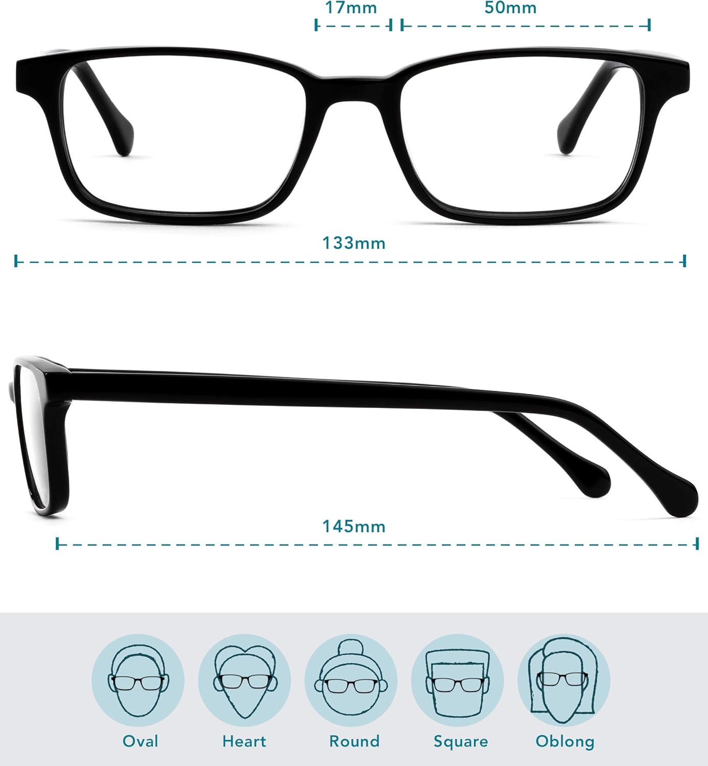 Felix Gray Carver Blue Light Glasses Men & Women, Blue Light Blocking Glasses, Gaming Glasses, Computer Glasses