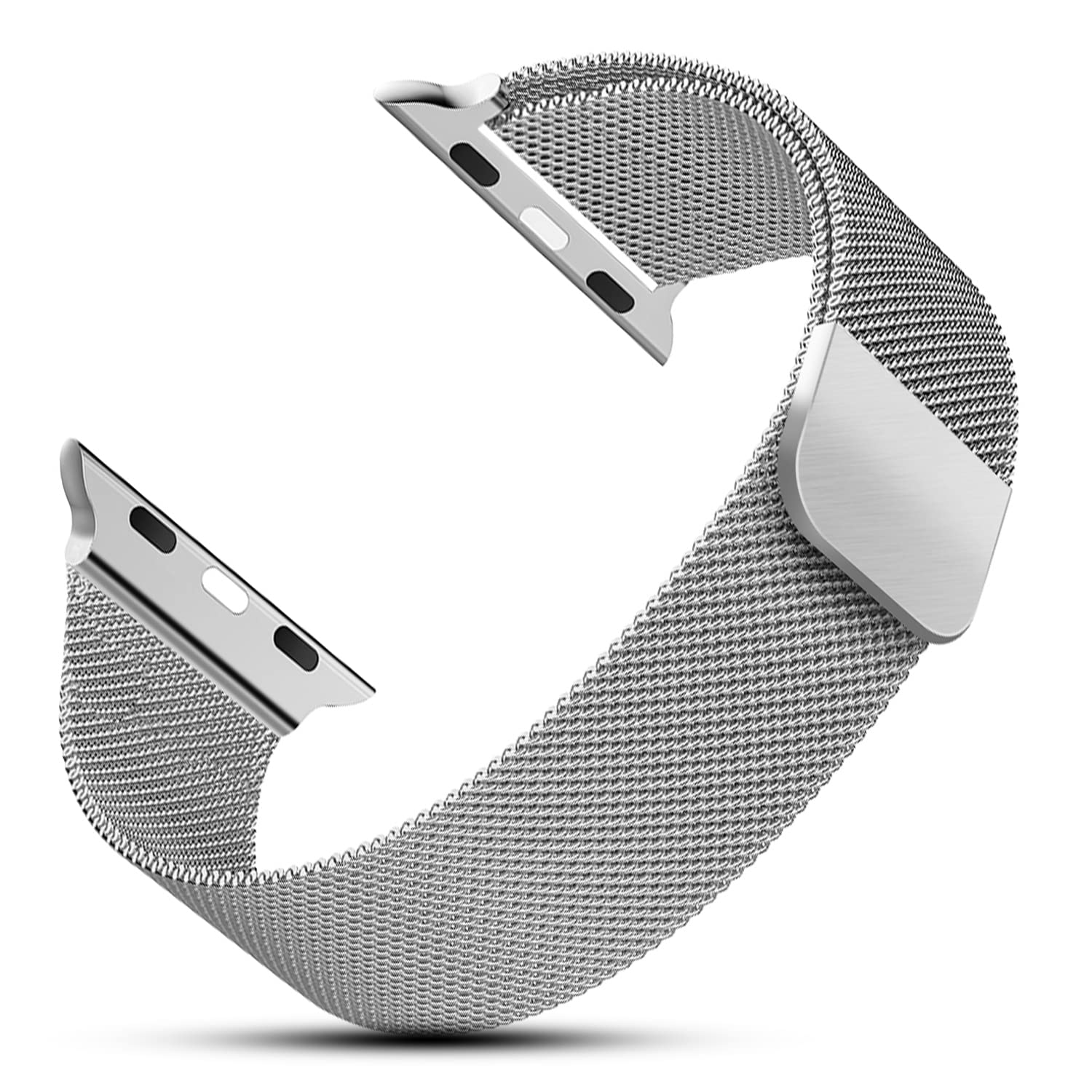 MOOZMOB Upgraded Quality Water-Resistant Smartwatch Metal Strap for 42-44MM Dials Only Smartwatch Strap (Silver, Pack of 1 Strap Only) (B0B39KLZMX) Amazon Price History, Amazon Price Tracker