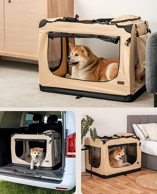 Foto 2 de 6 de lionto Transportín para Perros Bolsa transportín para Perros Transportín Plegable Autobox Bolsa para Animales…