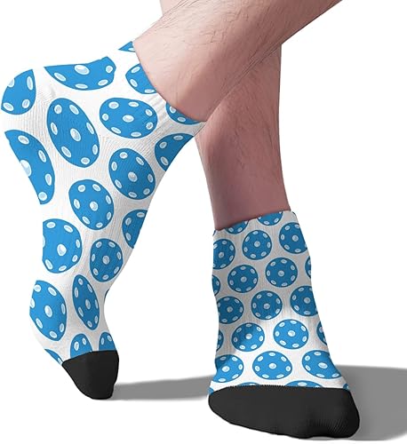 Miniatura 9 de devor Calcetines para hombre, calcetines para hombre, calcetines tobilleros humor, calcetines de pelleball, Blanco