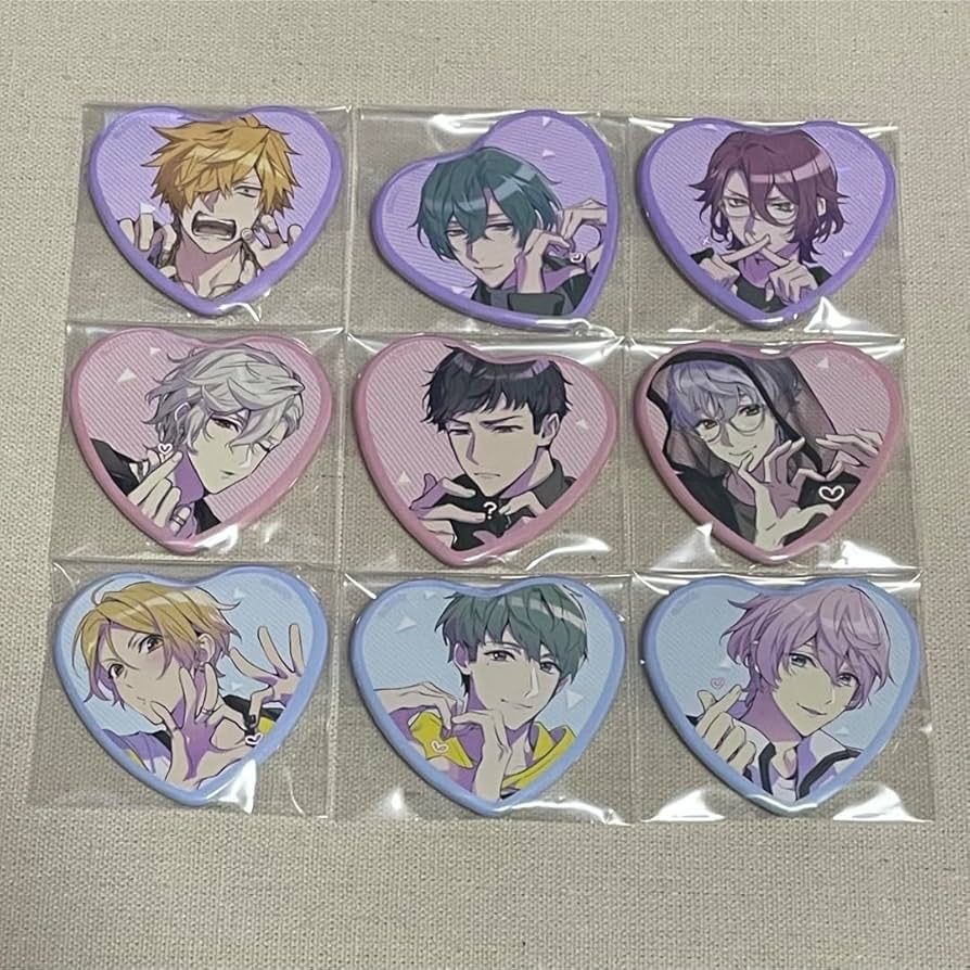 DIG-ROCK ディグロ 響 ハート缶バッジ 100個セット-Supreme foodie